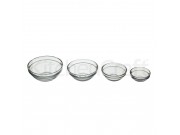 Kitchen Craft set of 4 Preparation Bowls (180ml / 130ml / 70ml / 30ml)